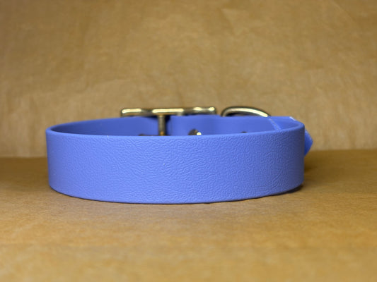 Collier Sky bleu-violet Biothane pour chien, résistant et confortable