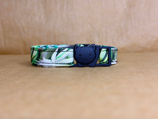 Collier pour chat fait main MOUSSE motif naturel