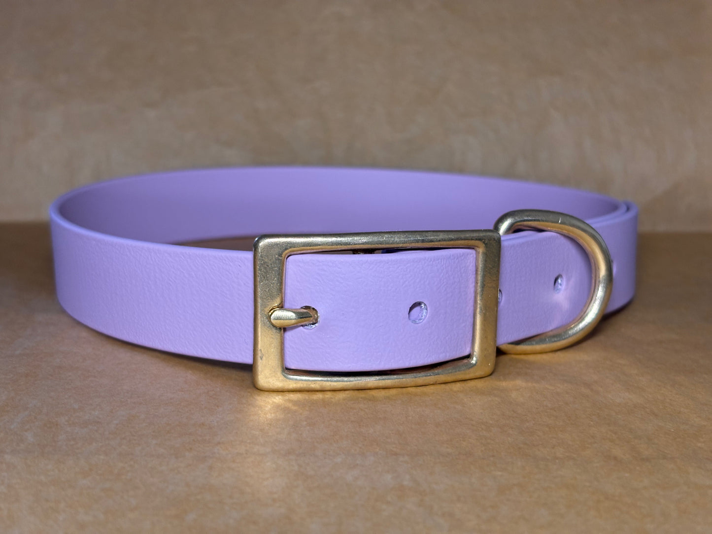 Collier pour chien Iris Biothane, couleur lilas, élégant et durable